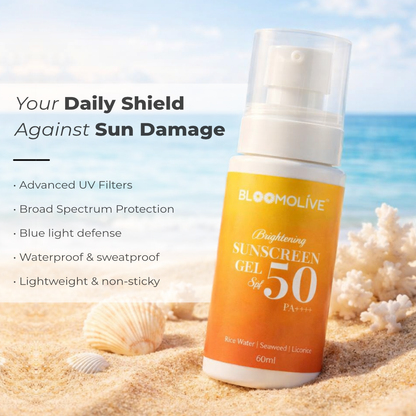 BRIGHTENING SUNSCREEN GEL SPF 50 PA++++