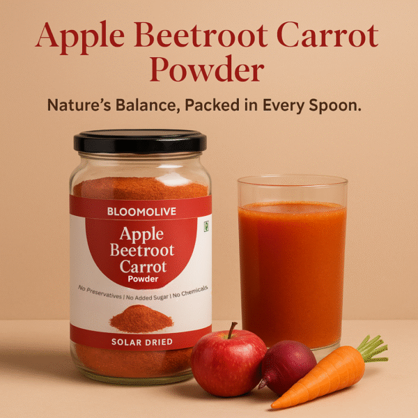 ABC powder (Apple beetroot carrot powder)